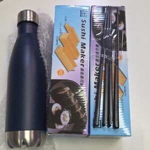 2 Sushi makers and Blue Thermos